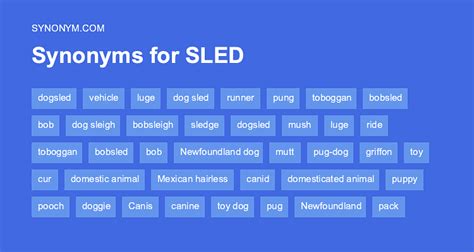 sled synonym|Iba pa.